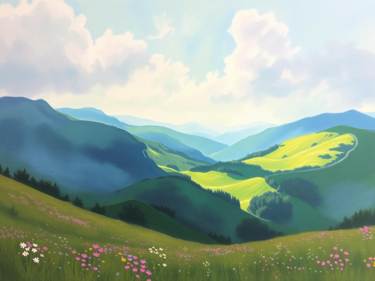 Carpathian hills
